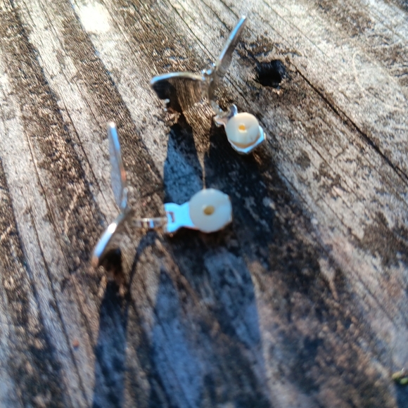 Claire's Butterfly Clip On Earrings - Picture 2 of 3